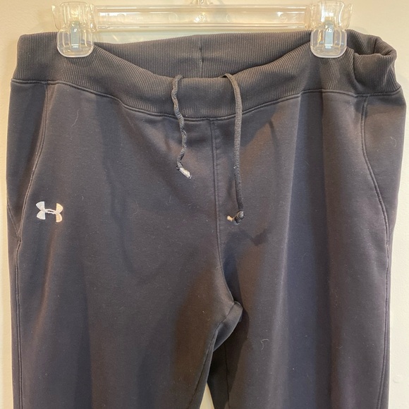 Womens Under Armour Sweat Pants Medium Black - Picture 2 of 6